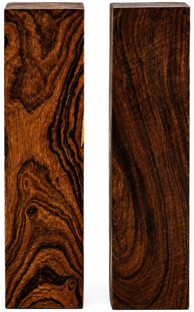 Hardwood Ironwood Blanks, Exotic Wood – Woodchucks Wood – Hardwood Lumber – Natural Wood for DIY Crafts – Ironwood Lumber Turning Blanks – Size 8 x 2 x 2 inches – Pack of 2