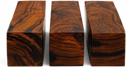 Hardwood Ironwood Blanks, Exotic Wood – Woodchucks Wood – Hardwood Lumber – Natural Wood for DIY Crafts – Ironwood Lumber Turning Blanks – Size 6 x 1.5 x 1.5 inches – Pack of 3