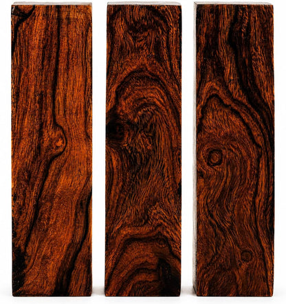 Hardwood Ironwood Blanks, Exotic Wood – Woodchucks Wood – Hardwood Lumber – Natural Wood for DIY Crafts – Ironwood Lumber Turning Blanks – Size 6 x 1.5 x 1.5 inches – Pack of 3