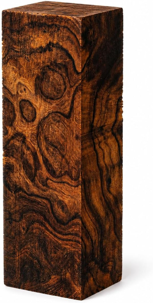 Exotic Ironwood (Burl Ball Pattern) Blank from the Sonoran Desert. Size 5 1/8 x 1 3/4 x 1 1/4 inches. Units: 1