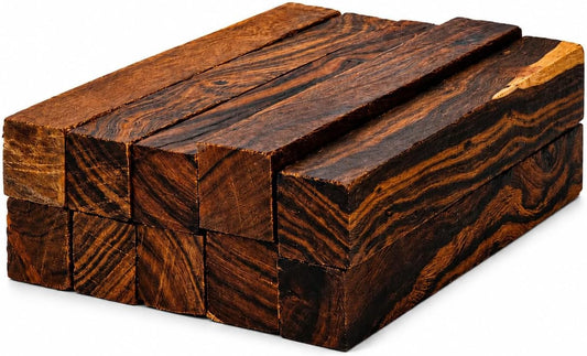 Exotic Ironwood Pen Blanks Kit from The Sonoran Desert. (10 Large Pieces) Dimensions 6 3/8 x 7/8 x 7/8 in.
