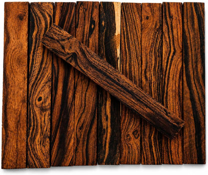Exotic Ironwood Pen Blanks Kit from The Sonoran Desert. (10 Large Pieces) Dimensions 6 3/8 x 7/8 x 7/8 in.