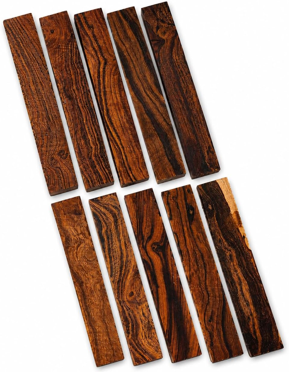 Exotic Ironwood Pen Blanks Kit from The Sonoran Desert. (10 Large Pieces) Dimensions 6 3/8 x 7/8 x 7/8 in.