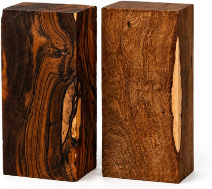 Hardwood Ironwood Blanks, Exotic Wood – Woodchucks Wood – Hardwood Lumber – Natural Wood for DIY Crafts – Ironwood Lumber Turning Blanks – Size 6 x 3 x 2 inches Pack of 2