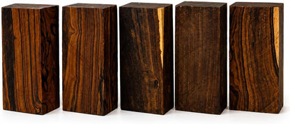 Hardwood Ironwood Blanks, Exotic Wood – Woodchucks Wood – Hardwood Lumber – Natural Wood for DIY Crafts – Ironwood Lumber Turning Blanks – Size 6 x 3 x 2 inches – Pack of 5