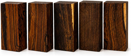 Hardwood Ironwood Blanks, Exotic Wood – Woodchucks Wood – Hardwood Lumber – Natural Wood for DIY Crafts – Ironwood Lumber Turning Blanks – Size 6 x 3 x 2 inches – Pack of 5