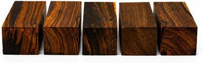 Hardwood Ironwood Blanks, Exotic Wood – Woodchucks Wood – Hardwood Lumber – Natural Wood for DIY Crafts – Ironwood Lumber Turning Blanks – Size 6 x 3 x 2 inches – Pack of 5