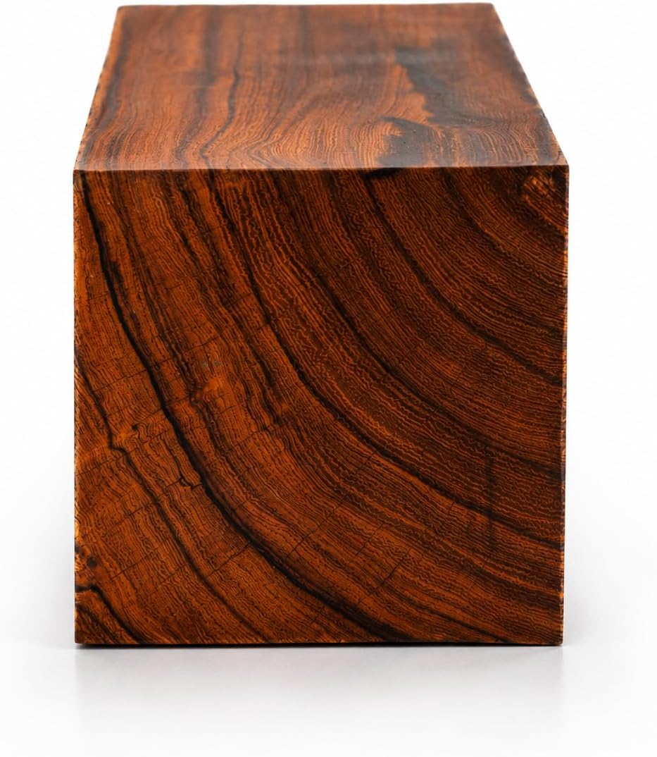 Hardwood Ironwood Blanks, Exotic Wood – Woodchucks Wood – Hardwood Lumber – Natural Wood for DIY Crafts – Ironwood Lumber Turning Blanks – Size 7 x 3 x 3 inches – Pack of 1