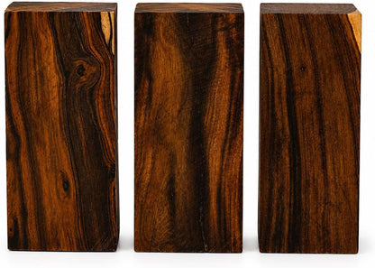 IECAP LLC Desert Ironwood Blanks — Grade B, Pack of 3 — Exotic Hardwood Block — Natural Wood Lumber Blocks for Woodworking, Carving & DIY Crafts — Iron Wood Lumber Turning Blanks — Size 6 x 3 x 2 in