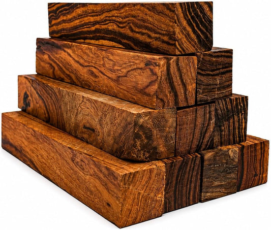 IECAP LLC Desert Ironwood Pen Blanks – Exotic Wood Pen Blanks for Woodworking and Woodturning – Pen Turning Supplies for DIY Pen Crafts - Size 6 x 1 x 1 In - Pack of 10