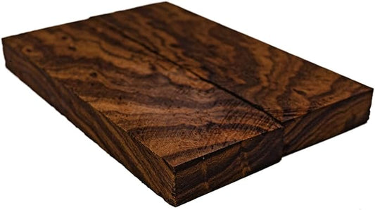 Rare Desert Ironwood knife Scales 1 Pair – Hand-Selected Exotic Hardwood with Unique Burl & Grain Patterns A++ Grade Premiu- Knife Handle Blanks – Size 5 1/8 x 1 3/4 x 1/2 inches