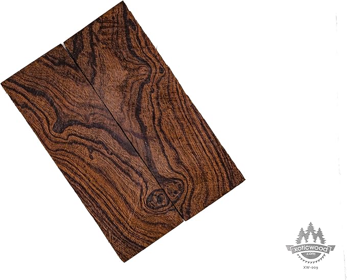 Rare Desert Ironwood knife Scales 1 Pair – Hand-Selected Exotic Hardwood with Unique Burl & Grain Patterns A++ Grade Premiu- Knife Handle Blanks – Size 5 1/8 x 1 3/4 x 1/2 inches