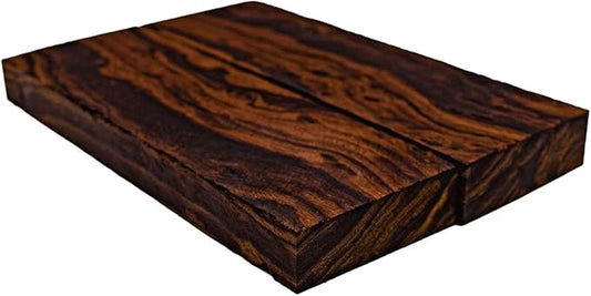 Rare Desert Ironwood knife Scales 1 Pair – Hand-Selected Exotic Hardwood with Unique Burl & Grain Patterns A++ Grade Premiu- Knife Handle Blanks – Size 5 1/8 x 1 3/4 x 1/2 inches