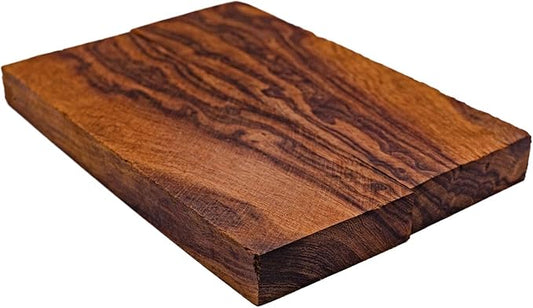 Rare Desert Ironwood knife Scales 1 Pair – Hand-Selected Exotic Hardwood with Unique Burl & Grain Patterns A++ Grade Premiu- Knife Handle Blanks – Size 5 1/8 x 1 3/4 x 1/2 inches