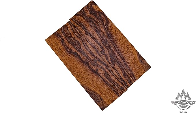 Rare Desert Ironwood knife Scales 1 Pair – Hand-Selected Exotic Hardwood with Unique Burl & Grain Patterns A++ Grade Premiu- Knife Handle Blanks – Size 5 1/8 x 1 3/4 x 1/2 inches