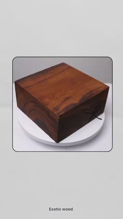 Hardwood Ironwood Blanks, Exotic Wood – Woodchucks Wood – Hardwood Lumber – Natural Wood for DIY Crafts – Ironwood Lumber Turning Blanks – Size 6 x 6 x 3 inches – Pack of 1