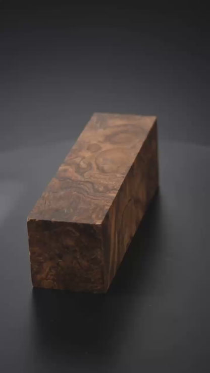 Exotic Ironwood (Burl Ball Pattern) Blank from the Sonoran Desert. Size 5 1/8 x 1 3/4 x 1 1/4 inches. Units: 1